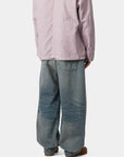 carhartt wip brandon pant blue worn used wash