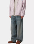 carhartt wip brandon pant blue worn used wash