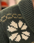 casa isaac ac1 buttons jacket green