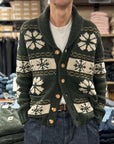 casa isaac ac1 buttons jacket green
