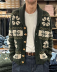 casa isaac ac1 buttons jacket green
