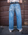 peppino peppino type 150 the big selvedge carpenter pant light blue