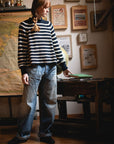 peppino peppino type 18 the relaxed selvedge five pockets jean light blue