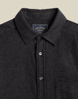 portuguese flannel teca flannel shirt grey