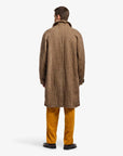 sebago beam coat pied de puole beige brown dark navy