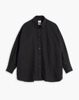 girls of dust supernova shirt silky poplin black