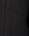 girls of dust supernova shirt silky poplin black