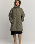 makia kaija coat dusty olive