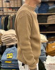 andersen andersen navy crewneck camel