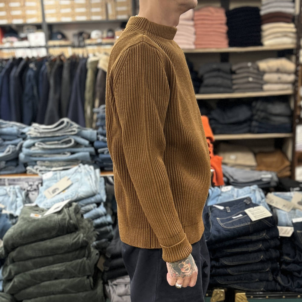 andersen andersen navy crewneck tobak