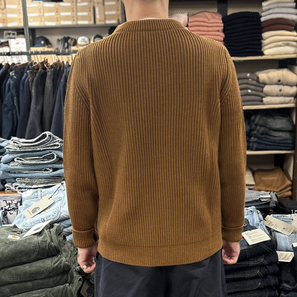 andersen andersen navy crewneck tobak
