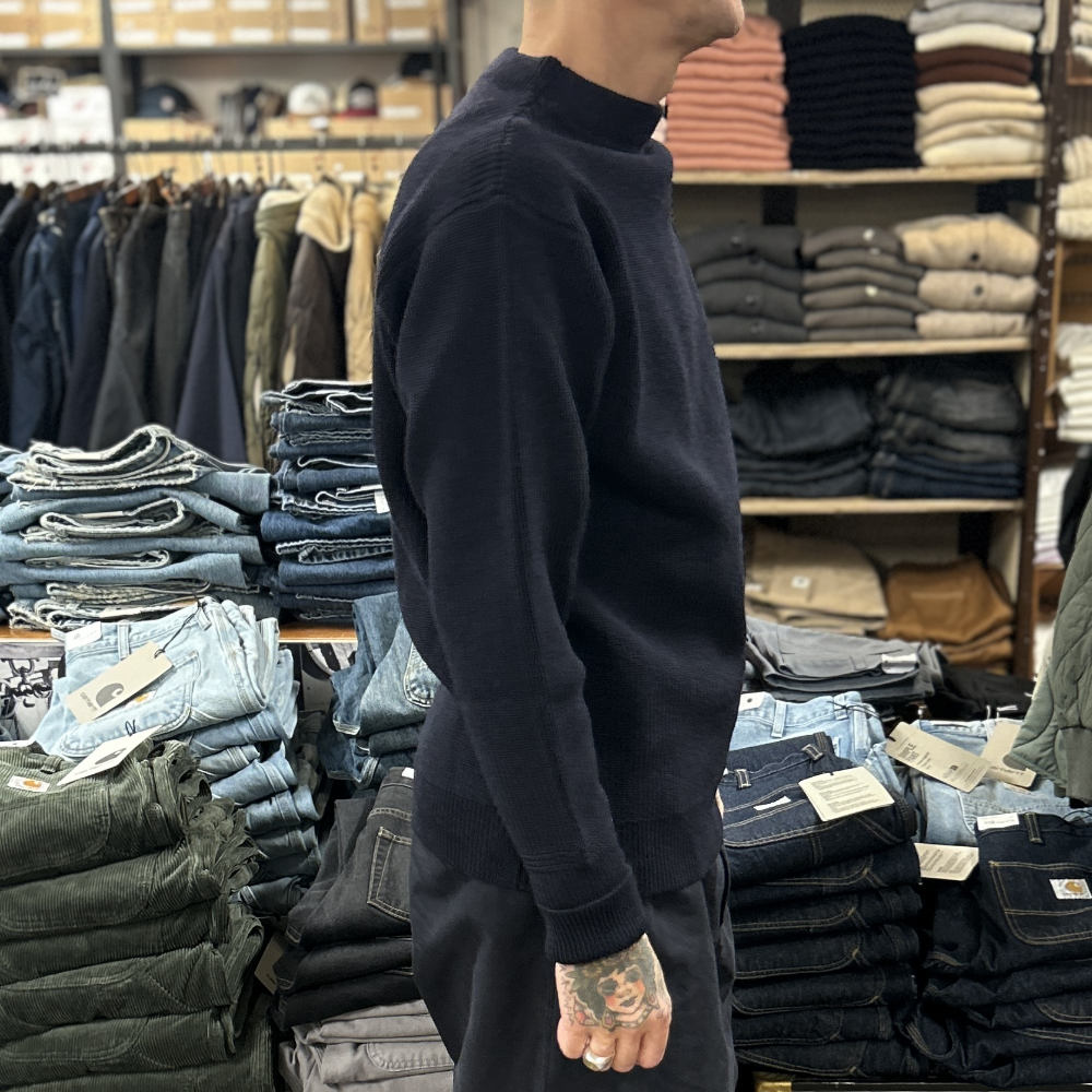 andersen andersen sailor crewneck navy blue