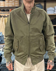 baracuta g9 jacket twill lichen green