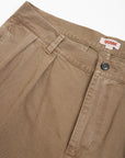baracuta garment dyed canvas shorts tarmac green