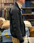 baracuta x barbour porton wax jacket navy