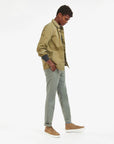 barbour washed overshirt bleached olive