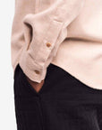 olow classico chemise shirt beige estran (LAST SIZE XXXL)