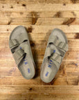 birkenstock arizona faded khaki soft footbed