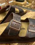birkenstock arizona habana oiled leather