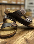 birkenstock arizona habana oiled leather