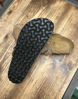 birkenstock boston dark tea suede leather