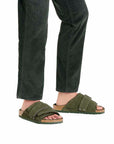 birkenstock kyoto shearling thyme
