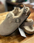 birkenstock tokio inside shearling taupe