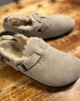 birkenstock tokio inside shearling taupe