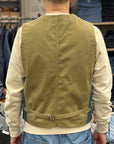 captain santors vest 7706 clk23 denim blue