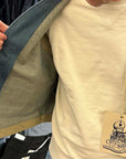 captain santors vest 7706 clk23 denim blue