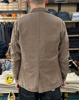 captain santors 5505 blazer jacket ck505 brown cotton linen