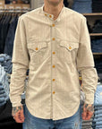 captain santors 8807 shirt clk24 ecru stripes (LAST SIZE SMALL)