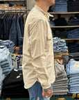 captain santors 8807 shirt clk24 ecru stripes (LAST SIZE SMALL)