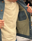 captain santors carpenter jacket 5506 clk23 denim blue