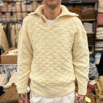 captain santors sailor sweater ecru