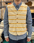 captain santors vest 7702 ecru yellow cp320
