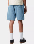 carhartt wip women brandon short blue stone bleached