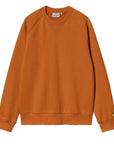 carhartt wip chase sweatshirt turmeric gold