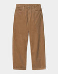 carhartt wip landon pant corduroy peanut rinsed