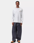 carhartt wip brandon pant blue rigid