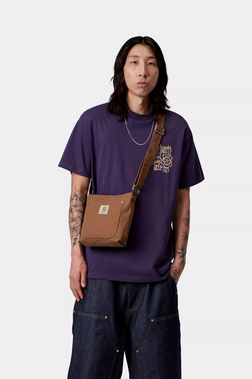 carhartt wip canvas bag small hamilton brown – www.sublime.bz