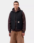 carhartt wip classic vest dark navy rigid