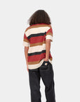 carhartt wip crouser short sleeve t-shirt crouser stripe arcade