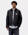 carhartt wip detroit jacket winter dark navy black rigid
