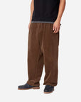 carhartt wip evan pant corduroy chocolate rinsed (LAST SIZE 33)