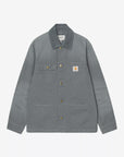 carhartt wip michigan coat cozy blue stone canvas