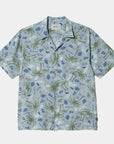 carhartt wip mirage short sleeve shirt mirage print frosted blue