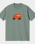 carhartt wip mystery machine t-shirt glassy teal