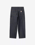 carhartt wip og double knee pant blue rigid