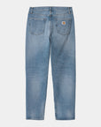 carhartt wip pontiac pant blue light used wash